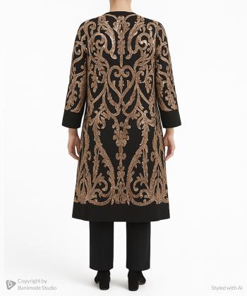 مانتو مجلسی بلند زنانه  مدل 3576