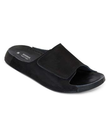 دمپايي مردانه چرم طبيعي شيما مدل پارسيا