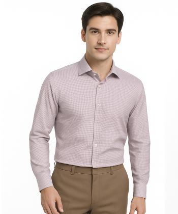 پیراهن آستین بلند مردانه کافه شرت مدل 1508