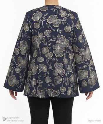 مانتو مجلسی کوتاه زنانه بوكان كد 3570