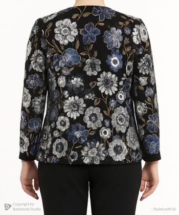 مانتو مجلسی کوتاه زنانه بوکان مدل 3567