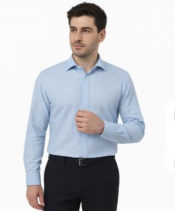 پیراهن آستین بلند مردانه کافه شرت مدل 1501