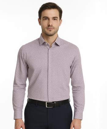 پیراهن آستین بلند مردانه کافه شرت مدل 1070