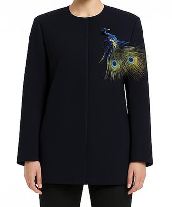 مانتو مجلسی کوتاه زنانه بوکان مدل  5561