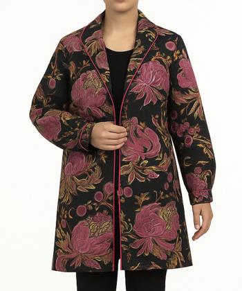 مانتو مجلسی کوتاه زنانه بوکان مدل  4040