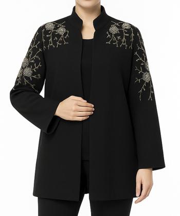 مانتو مجلسی کوتاه زنانه بوکان مدل 4050