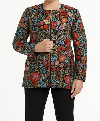 مانتو مجلسی کوتاه زنانه بوکان مدل 4053