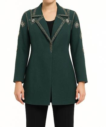 مانتو مجلسی کوتاه زنانه بوکان مدل 4045