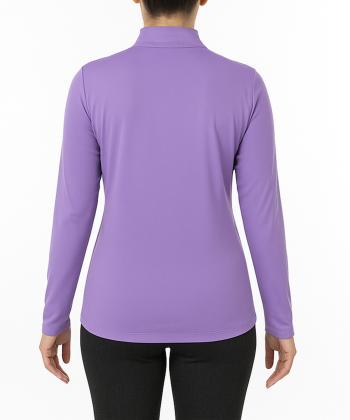 تیشرت ورزشی نيم زيپ زنانه هاليدي كد D002C5