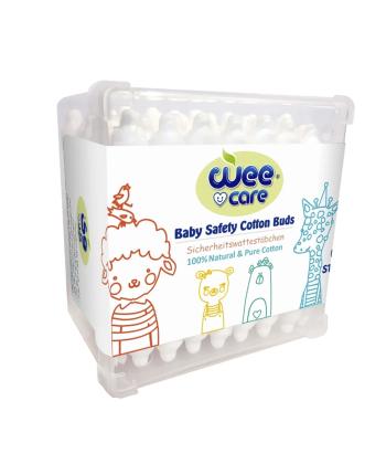 گوش پاک کن کودک وی کر 100% پنبه بسته 60 عددی
