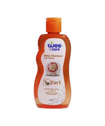 شامپو سر و بدن کودک حاوی جوانه گندم وی کر حجم 225 میلی لیتر