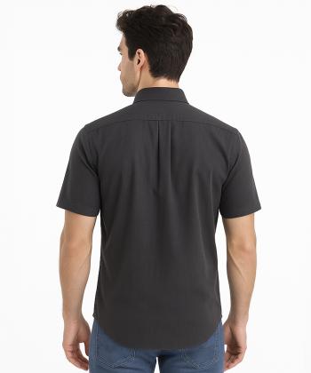 پیراهن آستین کوتاه مردانه آروما مدل 13902003