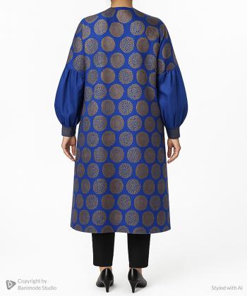 مانتو مجلسی بلند زنانه بوکان مدل 3551