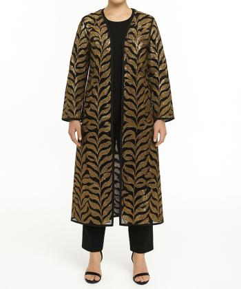 مانتو مجلسی بلند زنانه بوکان مدل 3582