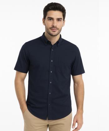 پیراهن آستین کوتاه مردانه آروما مدل 13902003