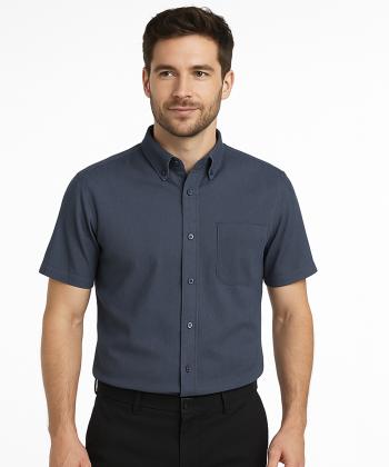 پیراهن آستین کوتاه مردانه آروما مدل 13902003