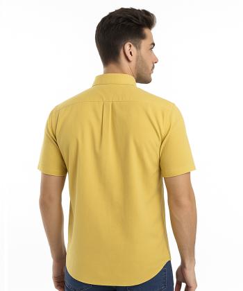 پیراهن آستین کوتاه مردانه آروما مدل 13902003