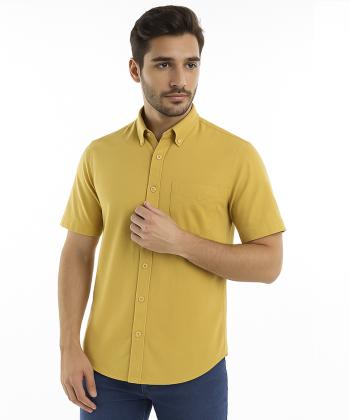 پیراهن آستین کوتاه مردانه آروما مدل 13902003