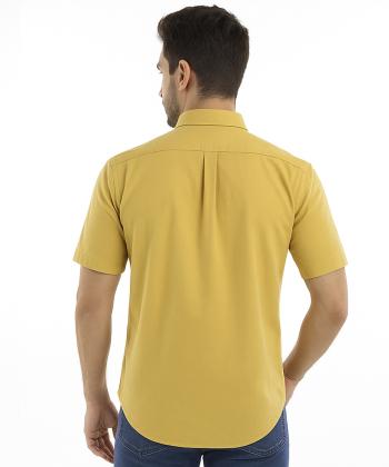 پیراهن آستین کوتاه مردانه آروما مدل 13902003