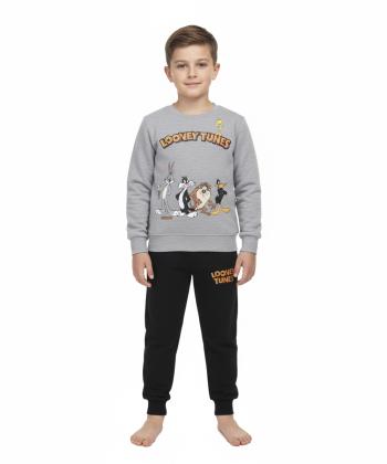 ست سویشرت و شلوار پسرانه باني نو طرح لوني تونز