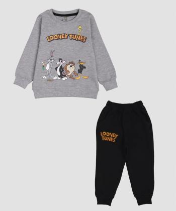 ست سویشرت و شلوار پسرانه باني نو طرح لوني تونز