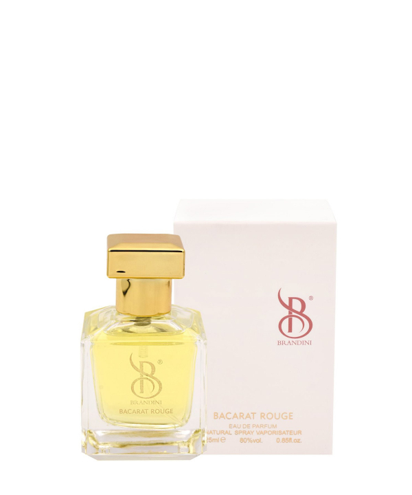 عطر جیبی زنانه برندینی Brandini مدل Bacarat Rouge حجم 25 میلی‌لیتر