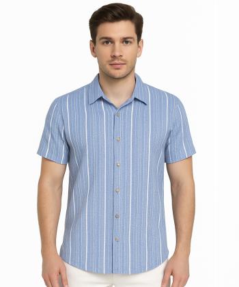 پیراهن آستین کوتاه مردانه ورساچه جینز مدل vpm077