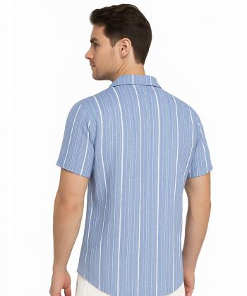 پیراهن آستین کوتاه مردانه ورساچه جینز مدل vpm077