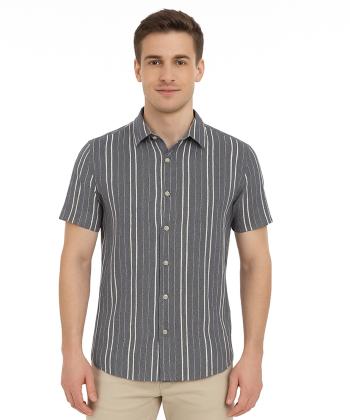 پیراهن آستین کوتاه مردانه ورساچه جینز مدل vpm077