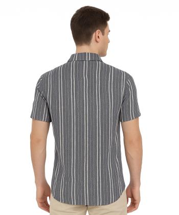 پیراهن آستین کوتاه مردانه ورساچه جینز مدل vpm077