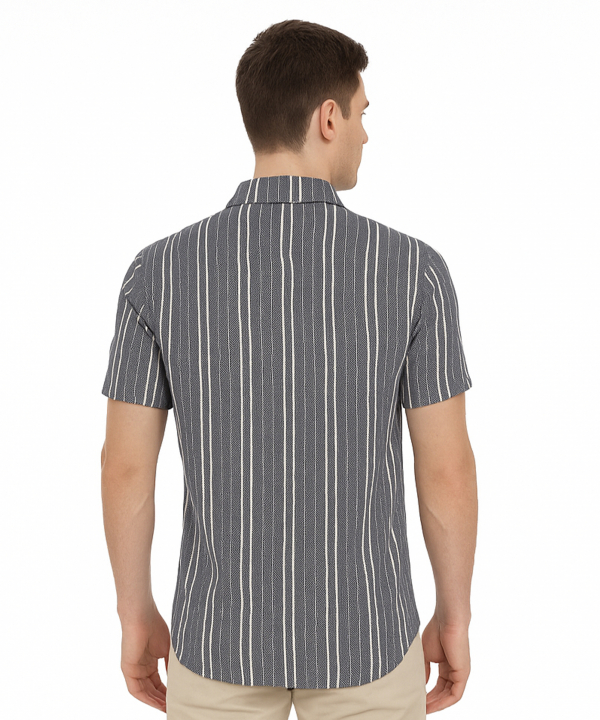 پیراهن آستین کوتاه مردانه ورساچه جینز مدل vpm077
