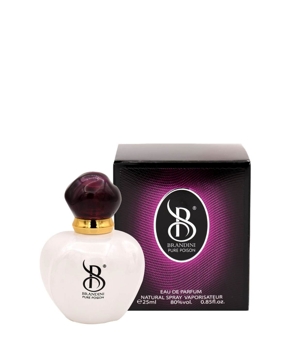 عطر جیبی زنانه برندینی Brandini مدل Pure Poison حجم 25 میلی‌لیتر