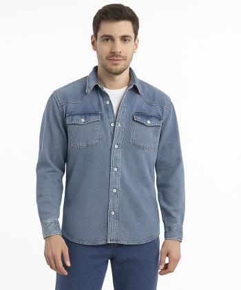 پیراهن آستین بلند مردانه آر ان اس مدل 12202258