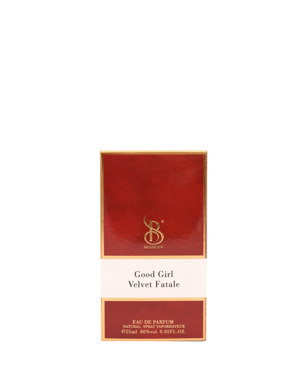 عطر جیبی زنانه برندینی Brandini مدل Good Girl Velvet Fatal حجم 25 میلی‌لیتر