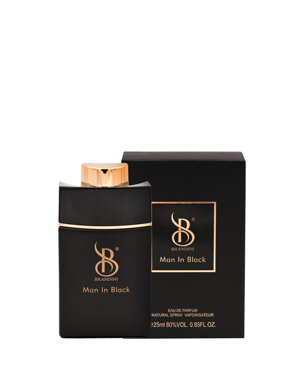 عطر جیبی مردانه برندینی Brandini مدل Man In Black حجم 25 میلی‌لیتر