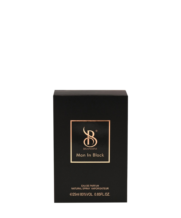 عطر جیبی مردانه برندینی Brandini مدل Man In Black حجم 25 میلی‌لیتر