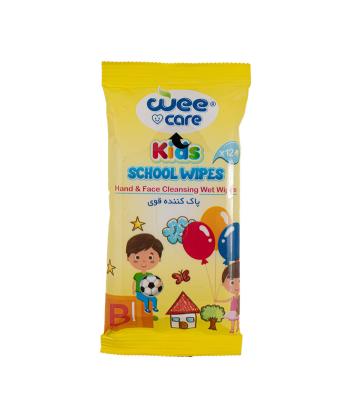 دستمال مرطوب وی کر مدل 6267914501038 بسته 12 عدد