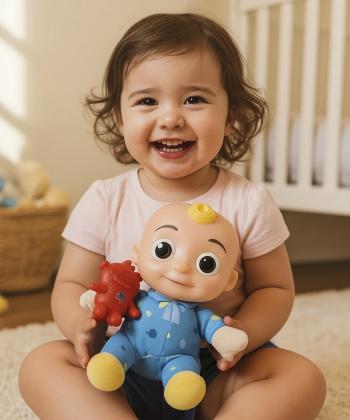 عروسك كوكو ميلون موزيكال 14 اينچ باخرس قرمز كيكو مدل TK162