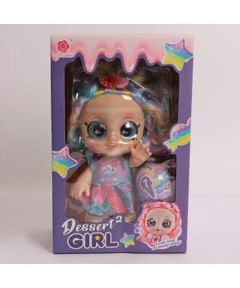 عروسك موزيكال دختر مو آبي زرد كيكو مدل DY8811B