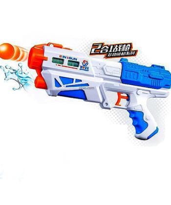 تفنگ دوحالته آبپاش وتير فومي جعبه اي كيكو مدل 648-28