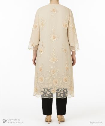 مانتو مجلسی بلند زنانه بوکان کد 3570