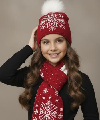 دستكش و كلاه بچگانه ملورينا كد 9321