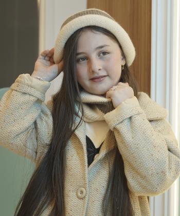 كلاه و دستكش بچگانه ملورينا كد 9310