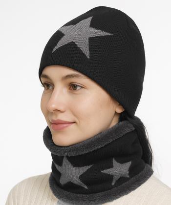 ست كلاه و شال گردن بالون مدل 1197