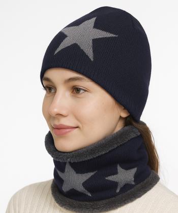 ست كلاه و شال گردن بالون مدل 1197