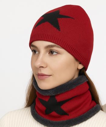 ست كلاه و شال گردن بالون مدل 1197