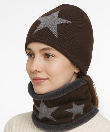 ست كلاه و شال گردن بالون مدل 1197