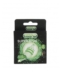 کاندوم فضایی دکمه دار تحریک کننده G-Spot شدو Shadow مدل Super Stud