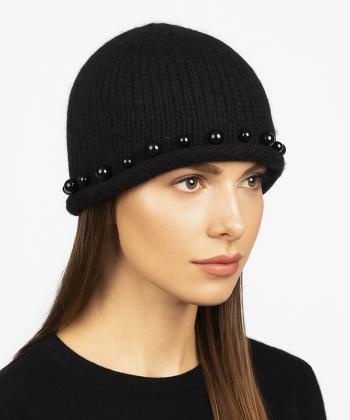 كلاه لبه مرواريد زنانه نوولاشال كد 66117