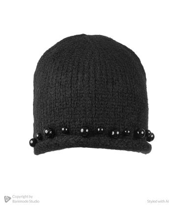 كلاه لبه مرواريد زنانه نوولاشال كد 66117